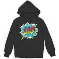 Kids Boys Lio Name Comic Book Superhero Unisex Hoodie Kids Boys Lio Name Comic Book Superhero Unisex Hoodie