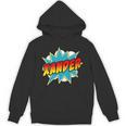 Kids Boys Xander Name Comic Book Superhero Unisex Hoodie