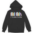 If You Know You Know 6 7 Six Seven Meme Teacher Book Lover Unisex Hoodie