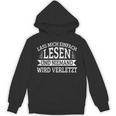 Lass Mich Einfach Lesen Und Keine Mand Wird Hurt Books Unisex Hoodie Lass Mich Einfach Lesen Und Keine Mand Wird Hurt Books Unisex Hoodie