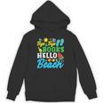 Last Day Of School Bye Bye Books Hello Beach Unisex Hoodie