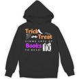Librarian Halloween Trick Or Treat Bat & Books Unisex Hoodie