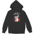 To The Library Superhero Book Cat Lover Librarian Unisex Hoodie To The Library Superhero Book Cat Lover Librarian Unisex Hoodie