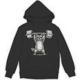 I Lift So I Can Carry More Books Raccoon Reader Workout Unisex Hoodie