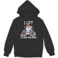 Lifting To Hold More Books Deadlift Unicorn Reader Workout Unisex Hoodie Lifting To Hold More Books Deadlift Unicorn Reader Workout Unisex Hoodie