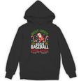 Most Likely To Play Baseball With Santa Christmas Pajamas Unisex Hoodie Most Likely To Play Baseball With Santa Christmas Pajamas Unisex Hoodie