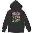Most Likely To Read Books All Summer Break Beach Readers Unisex Hoodie