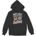Most Likely To Read Books All Summer Reading Unisex Hoodie