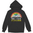 Take A Look It's A Book Retro Rainbow Unisex Hoodie