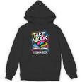 Take A Look Its In A Book Street Art Team Bookworm Librarian Unisex Hoodie