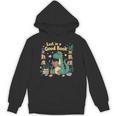 Lost In a Good Book Cute Reading Dinosaur Illustration Unisex Hoodie Lost In a Good Book Cute Reading Dinosaur Illustration Unisex Hoodie