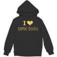 I Love Comic Books Manga Graphic Novel Heart Unisex Hoodie