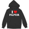 I Love Paper Page Book Drawing Handmade Art Craft News Unisex Hoodie