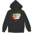 I Love Reading Heart Love Books TShirt Library Bookworm Unisex Hoodie