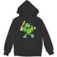 Lucky Shamrock Playing Baseball St Patrick's Kids Boys Unisex Hoodie Lucky Shamrock Playing Baseball St Patrick's Kids Boys Unisex Hoodie