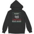 Marry Chistmas Read Again Book Lover Xmas Reader Unisex Hoodie