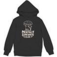 Mentally Somewhere Else Cat Coffee Books Lover Unisex Hoodie