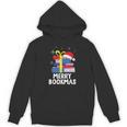 Merry Bookmas Christmas Bookworm Xmas Book Lover Reading Unisex Hoodie Merry Bookmas Christmas Bookworm Xmas Book Lover Reading Unisex Hoodie