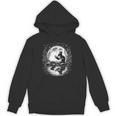 Mouse Reading Book Full Moon Lake Scenery Unisex Hoodie