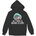 All I Need Is Books & Cats Unisex Hoodie All I Need Is Books & Cats Unisex Hoodie