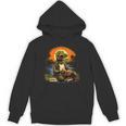 Outdoors Alligator Reading Book Unisex Hoodie