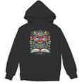 Owl With Glasses Book Lover Reading Unisex Hoodie
