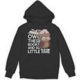 Owl These Books And So Little Time Bookworm & Book Lover Unisex Hoodie