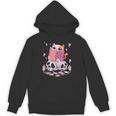 Pastel Goth Kawaii Occult Cute Cat Reading Pentacle Book For Men Women Unisex Hoodie Pastel Goth Kawaii Occult Cute Cat Reading Pentacle Book For Men Women Unisex Hoodie