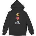 Peace Love Books Book Lovers Bookworm Unisex Hoodie Peace Love Books Book Lovers Bookworm Unisex Hoodie