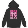 Pink Leopard Read Coquette Bow Girls Retro Groovy Reading Unisex Hoodie Pink Leopard Read Coquette Bow Girls Retro Groovy Reading Unisex Hoodie
