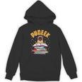Pug Lovers Who Love To Read PUGEEK Pug With Books Unisex Hoodie
