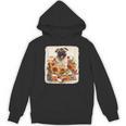 Pug Reading Books Sunflowers With Coffee Lover Owner Unisex Hoodie Pug Reading Books Sunflowers With Coffee Lover Owner Unisex Hoodie