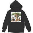Raccoon Family Reading Around Treetop Home Books Adventure Unisex Hoodie