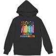 Rainbow Big Fan Of Human Rights Floral Book Social Justice Unisex Hoodie