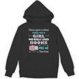 There Was A Girl Who Loved Books Book Lover Daughter Girls Unisex Hoodie