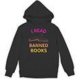 I Read Banned Books Pink-Yellow Literature Activist Unisex Hoodie