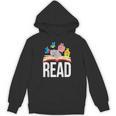 Read Book Cute School Teacher Librarian Elephant Pigeon Unisex Hoodie Read Book Cute School Teacher Librarian Elephant Pigeon Unisex Hoodie