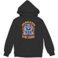 Read Books Be Weird Stay Feral Cat Groovy Unisex Hoodie