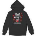 Read Your Heart Out Valentine Book Lover Reading Teacher Unisex Hoodie Read Your Heart Out Valentine Book Lover Reading Teacher Unisex Hoodie