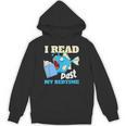 I Read Past My Bed Time Book Reading Anglerfish Librarian Unisex Hoodie I Read Past My Bed Time Book Reading Anglerfish Librarian Unisex Hoodie