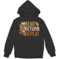 Read Return Repeat Cute Librarian Library Worker Book Lovers Unisex Hoodie