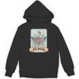 The Reader Tarot Card Skeleton With Book Lover Bookworm Unisex Hoodie