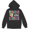 Readers Are Leaders Boho Leopard Book Lover Back To School Unisex Hoodie Readers Are Leaders Boho Leopard Book Lover Back To School Unisex Hoodie