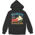 Reading Adventure Librarian Bookworm Book Lover Unisex Hoodie
