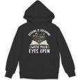 Reading Is Dreaming With Your Eyes Open Floral Book Reading Unisex Hoodie Reading Is Dreaming With Your Eyes Open Floral Book Reading Unisex Hoodie