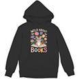 Reading Enthusiast Book Lover Tiger Cute Flowers Unisex Hoodie