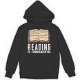 Reading Fundamental Books Lover Bookworm Reader Literature Unisex Hoodie