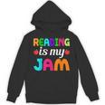 Reading Is My Jam Bookworm Books Teacher Bibliophile Men Women Kids Unisex Hoodie Reading Is My Jam Bookworm Books Teacher Bibliophile Men Women Kids Unisex Hoodie