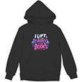 Reading Meme I Lift So I Can Carry More Books Unisex Hoodie