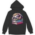 Reading Muffler Sloth On Stack Of Books Unisex Hoodie Reading Muffler Sloth On Stack Of Books Unisex Hoodie